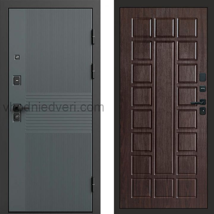Входная дверь Termo-door Селект Графит - Престиж Венге