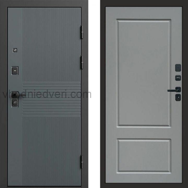 Входная дверь Termo-door Селект Графит - Марсель Грей софт