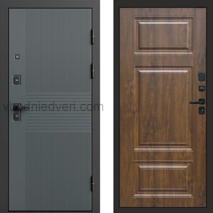 Входная дверь Termo-door Селект Графит - Лион Дуб