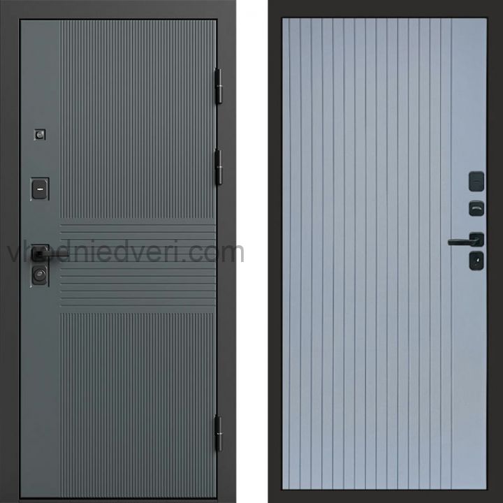 Входная дверь Termo-door Селект Графит - FLAT Грей софт