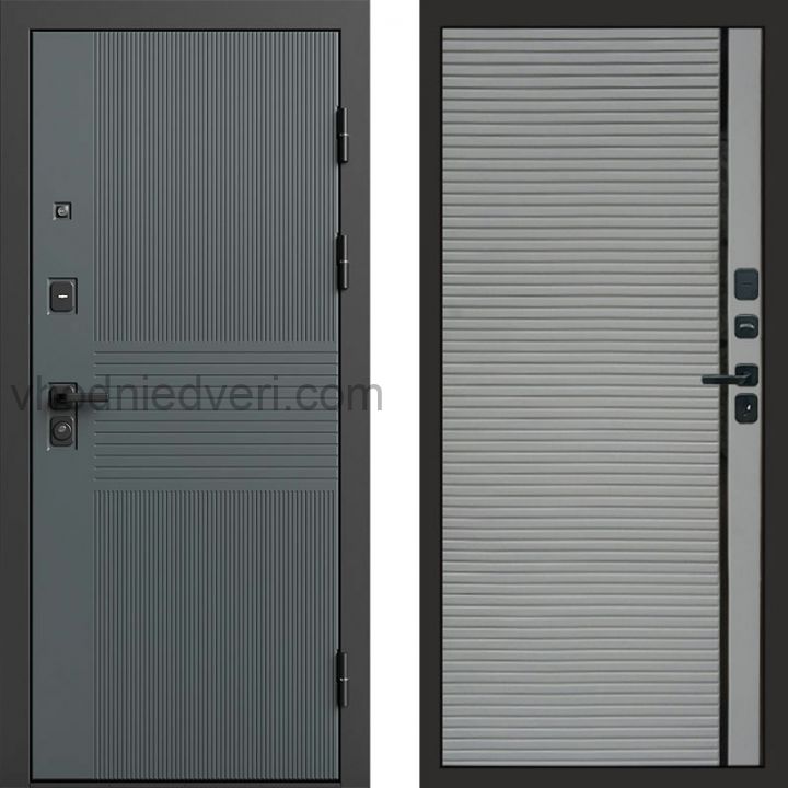 Входная дверь Termo-door Селект Графит - Porte Грей софт