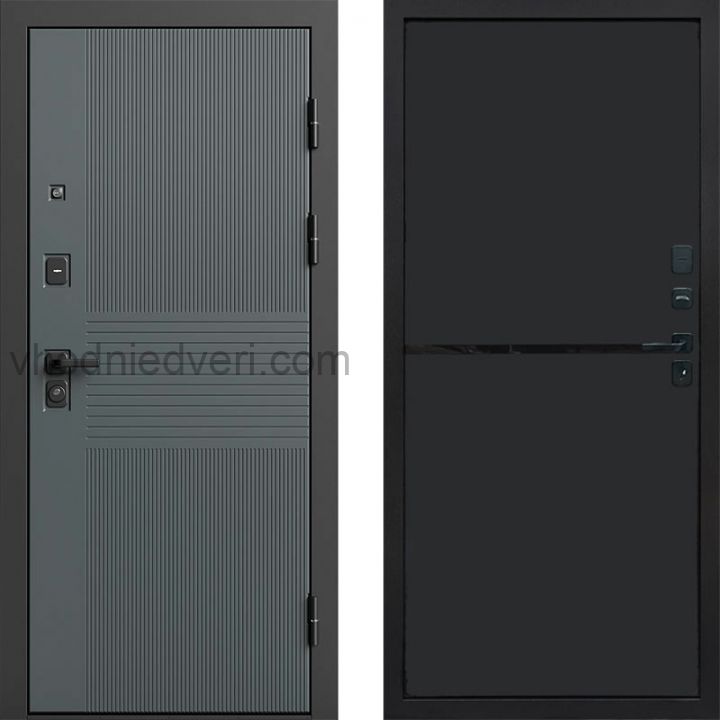 Входная дверь Termo-door Селект Графит - Нео Black