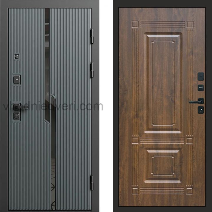 Входная дверь Termo-door Прайм Графит - Мадрид Дуб