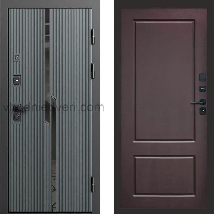 Входная дверь Termo-door Прайм Графит - Марсель Шоколад