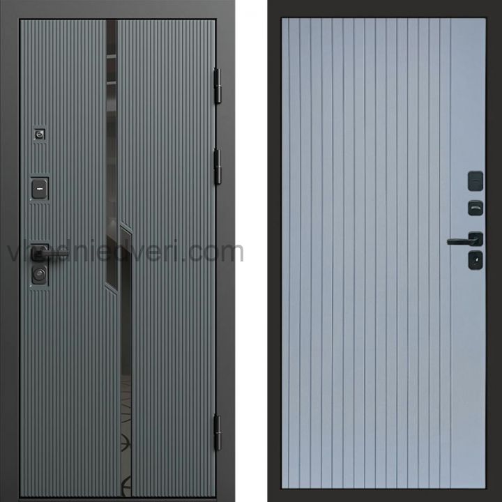Входная дверь Termo-door Прайм Графит - FLAT Грей софт