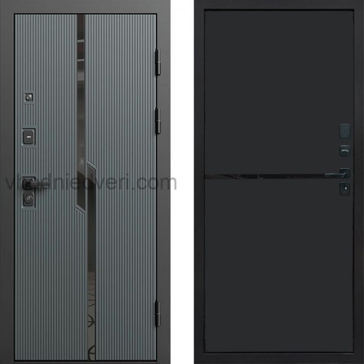 Входная дверь Termo-door Прайм Графит - Нео Black