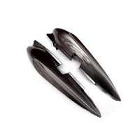 Задний пластик серый Stels Flame 200