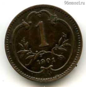 Австро-Венгрия 1 геллер 1901
