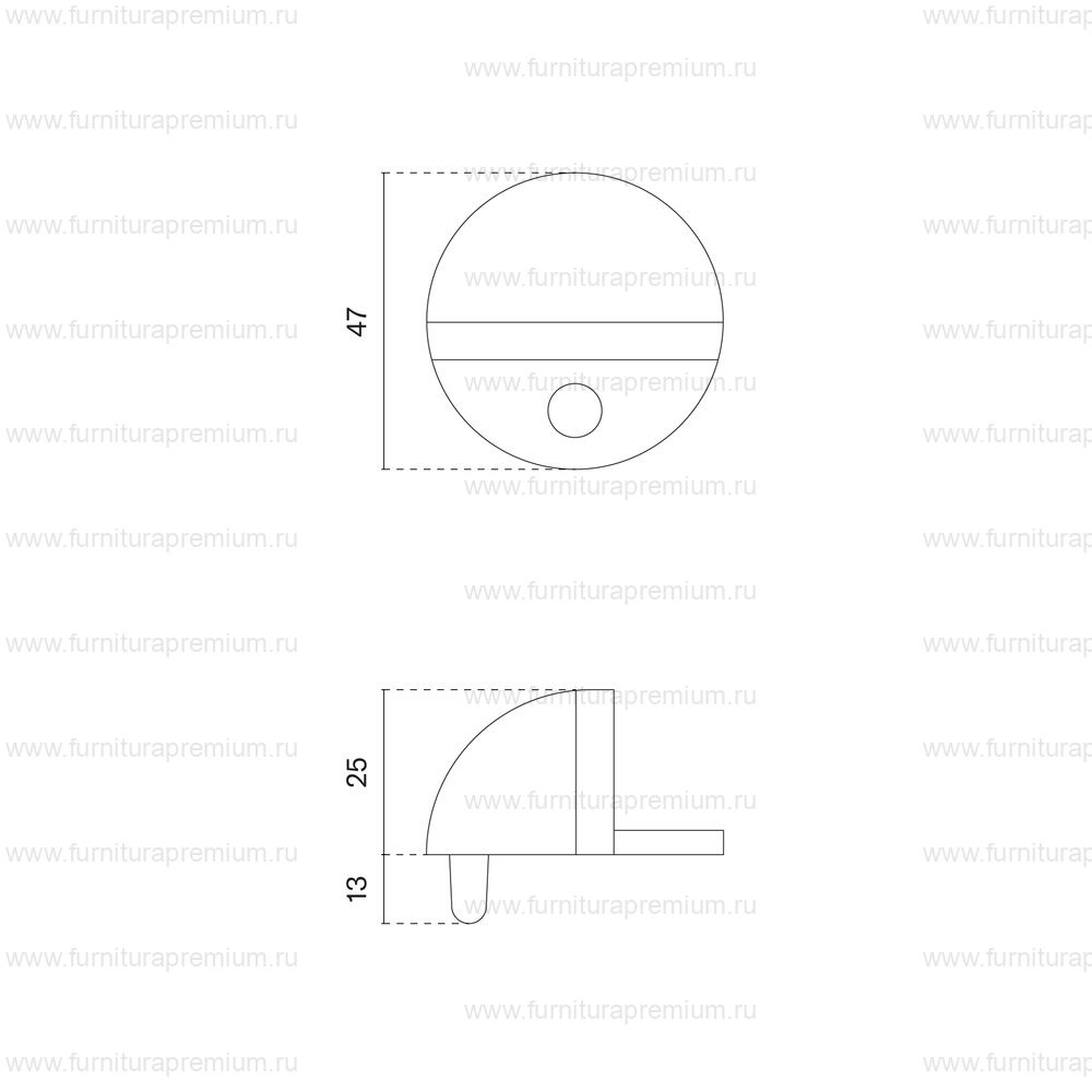 Ограничитель открывания Aprile DS 21