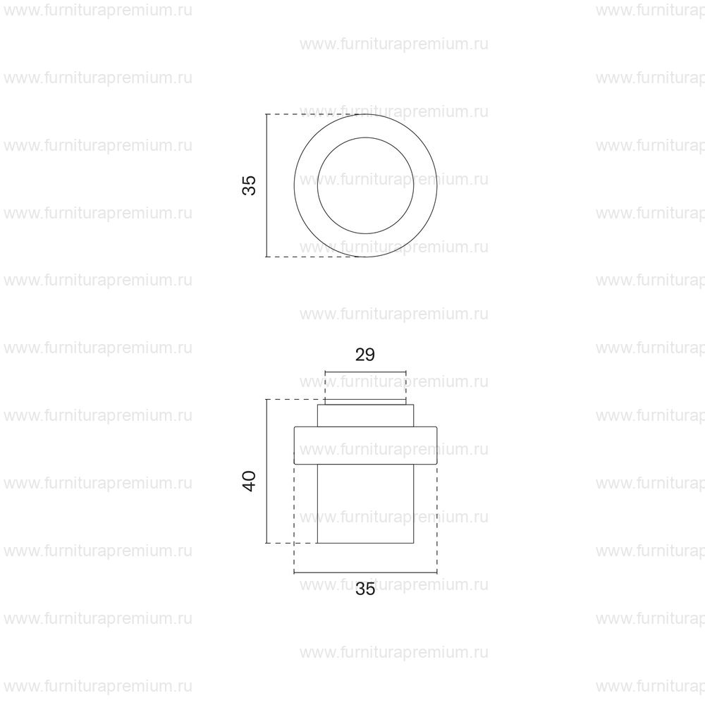 Ограничитель открывания Aprile DS 27