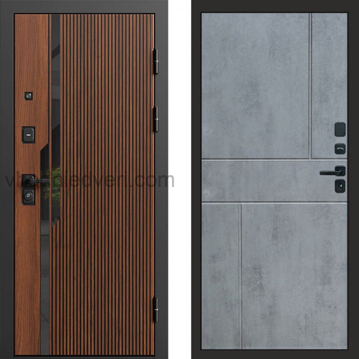 Входная дверь Termo-door Флекс Дуб - Горизонт Бетон темный