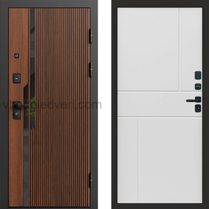 Входная дверь Termo-door Флекс Дуб - Горизонт Белый
