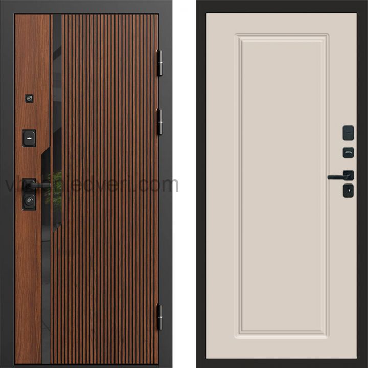Входная дверь Termo-door Флекс Дуб - Гранд Слоновая кость
