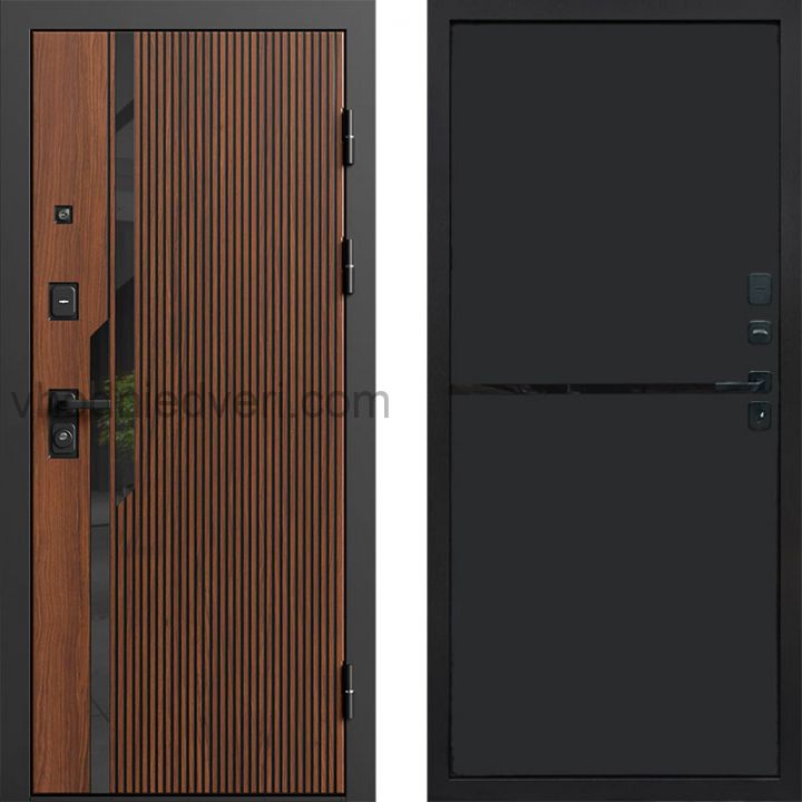 Входная дверь Termo-door Флекс Дуб - Нео Black