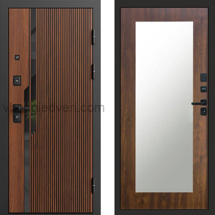 Входная дверь Termo-door Флекс Дуб - Зеркало триумф Дуб