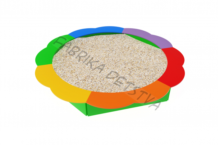 Песочница Ромашка                 2605х2605х268