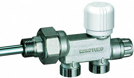 Узел нижнего подключения для 1-трубной систем 1/2" М24х19 FAR