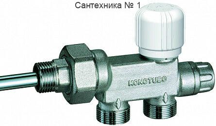 Узел нижнего подключения для 1-трубной систем 3/4" М24х19 FAR