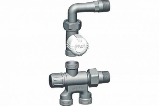 Термоузел бокового подключения для 2-х системем 1/2 FAR