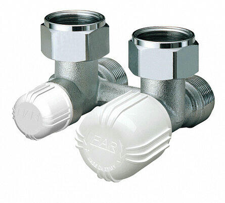 Н-образный термостатический узел 3/4 EK, угловой FAR