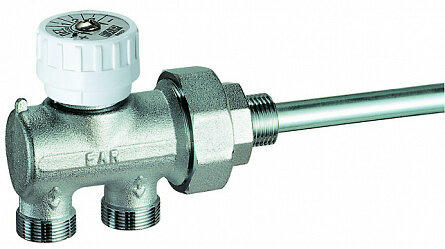 Узел нижнего подключения к радиатору 3/4" одноточечного подключения FAR