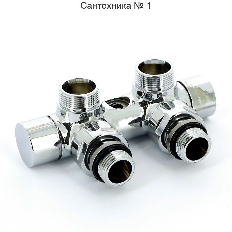 Узел ручной угловой с запорным клапаном 1/2", хром Carlo Poletti