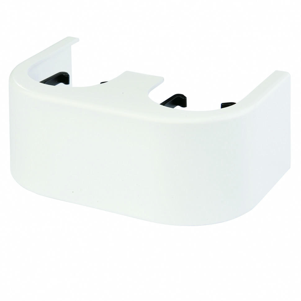 Панель декоративная для угловых узлов нижнего подключения, белая Simplex