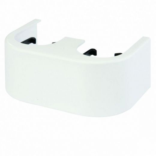 Панель декоративная для угловых узлов нижнего подключения, белая Simplex