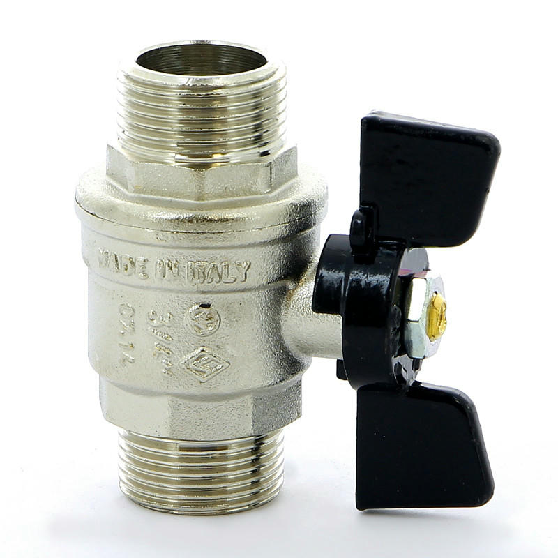 Кран шаровой НН 3/4 бабочка OREGON серия 327 полный проход Bugatti