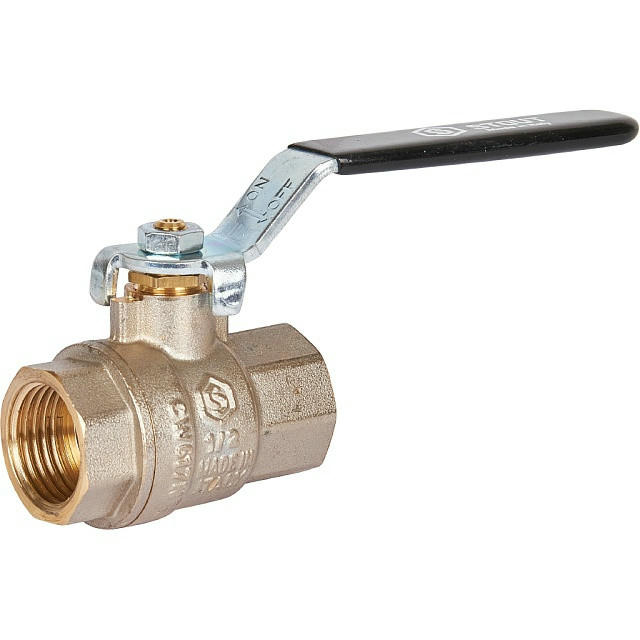 Кран шаровой полнопроходной ВР/ВР 1/2, ручка рычаг STOUT