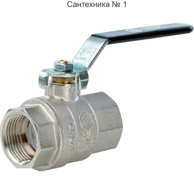 Кран шаровой полнопроходной ВР/ВР 3/4, ручка рычаг STOUT