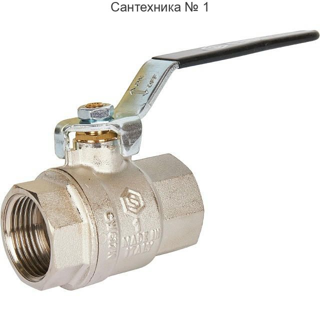 Кран шаровой полнопроходной ВР/ВР 1, ручка рычаг STOUT