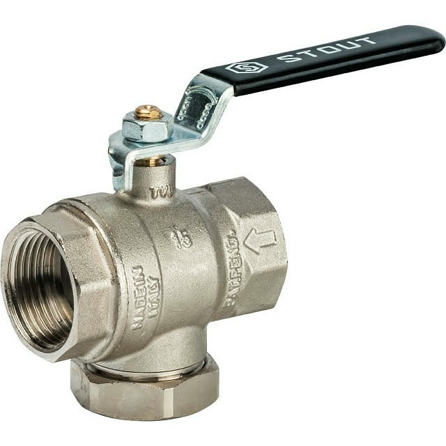 Кран шаровой с фильтром 1 STOUT