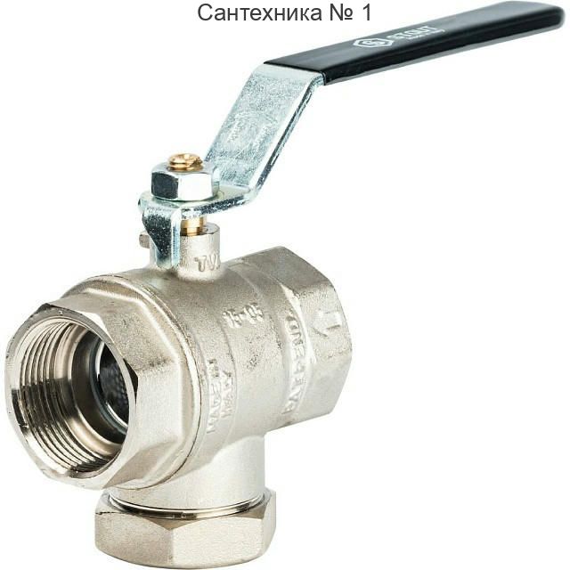 Кран шаровой с фильтром 1 1/4 STOUT