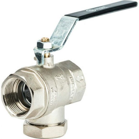 Кран шаровой с фильтром 1 1/4 STOUT