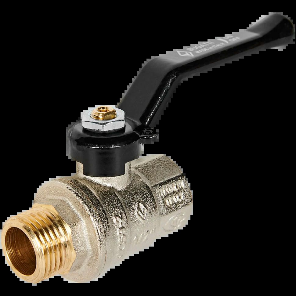 Кран шаровой НВ 1/2 ручка OREGON серия 305 полный проход Bugatti