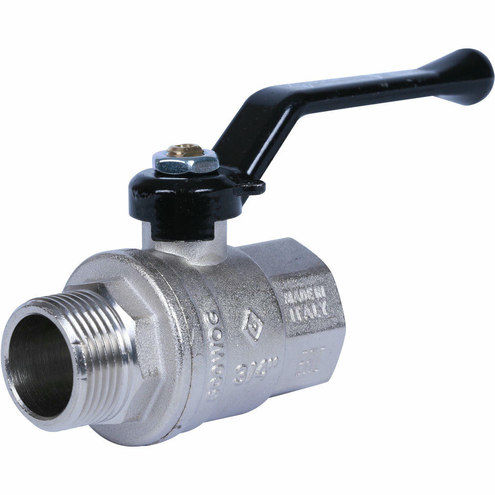Кран шаровой НВ 3/4 ручка OREGON серия 305 полный проход Bugatti