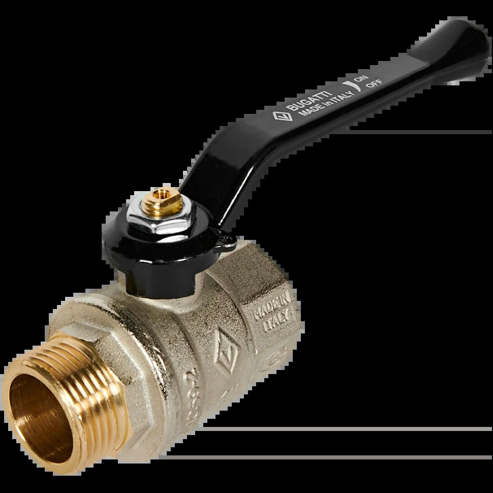 Кран шаровой НВ 1" ручка OREGON серия 305 полный проход Bugatti