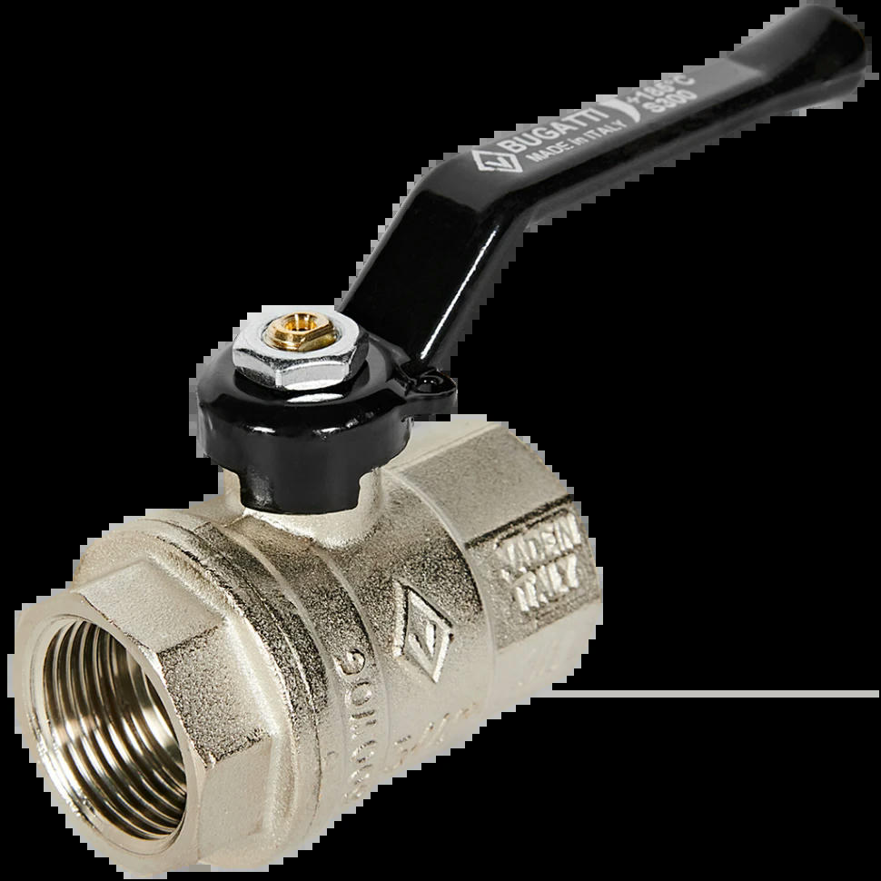 Кран шаровой ВВ 3/4 ручка OREGON серия 300 полный проход Bugatti