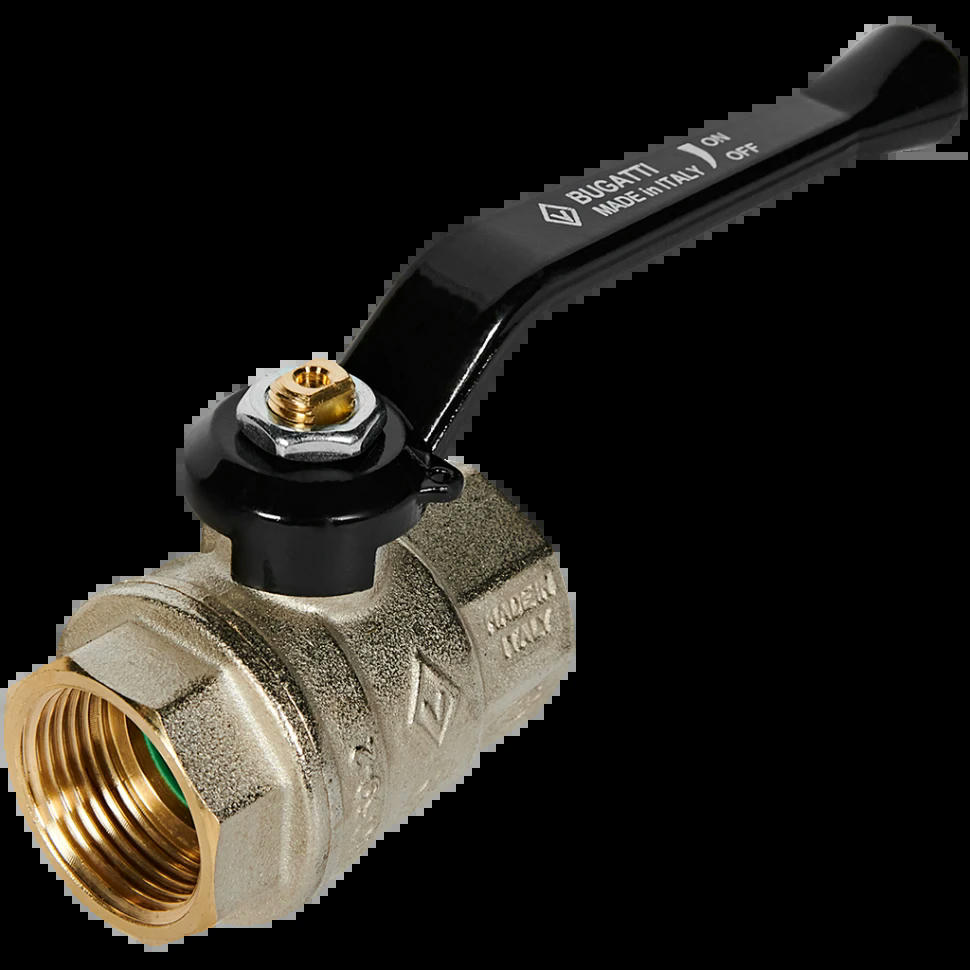 Кран шаровой ВВ 1" ручка OREGON серия 300 полный проход Bugatti