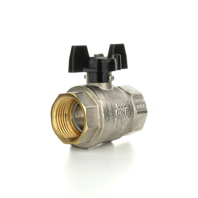 Кран шаровой Strong T ВВ 1/2", бабочка ELSEN