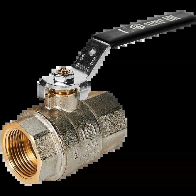 Кран шаровой полнопроходной ВР/ВР 3/4, рычаг STOUT