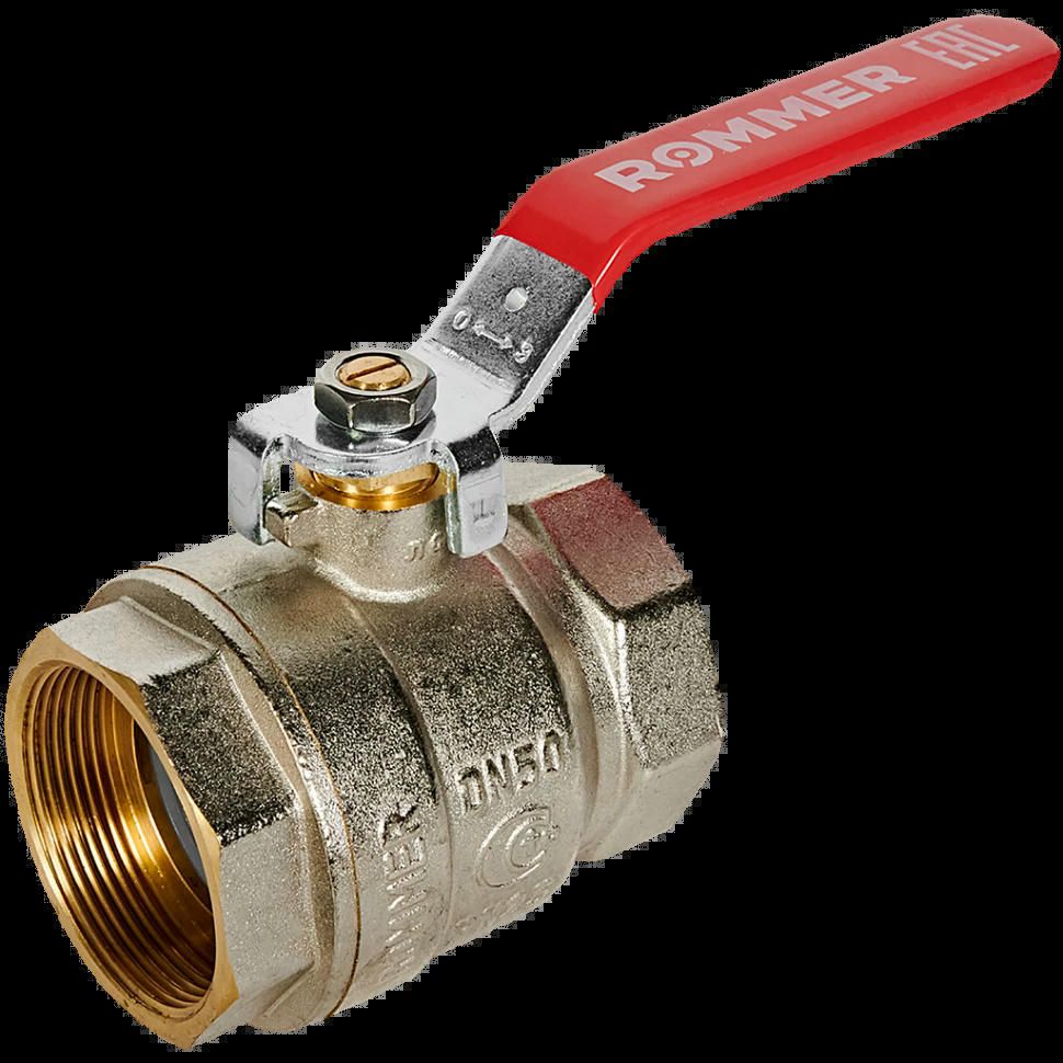 Кран шаровой ВН/ВН 2", рычаг ROMMER