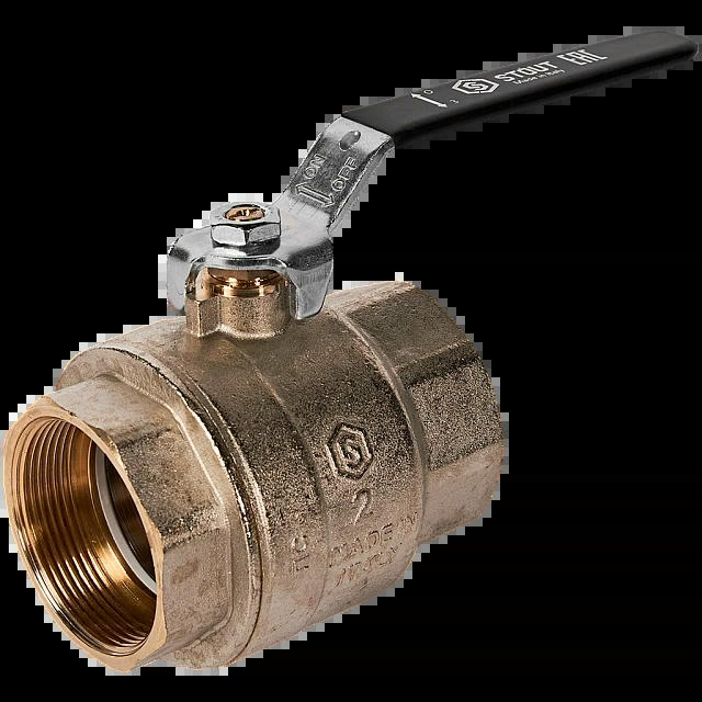 Кран шаровой полнопроходной ВР/ВР 2, рычаг STOUT