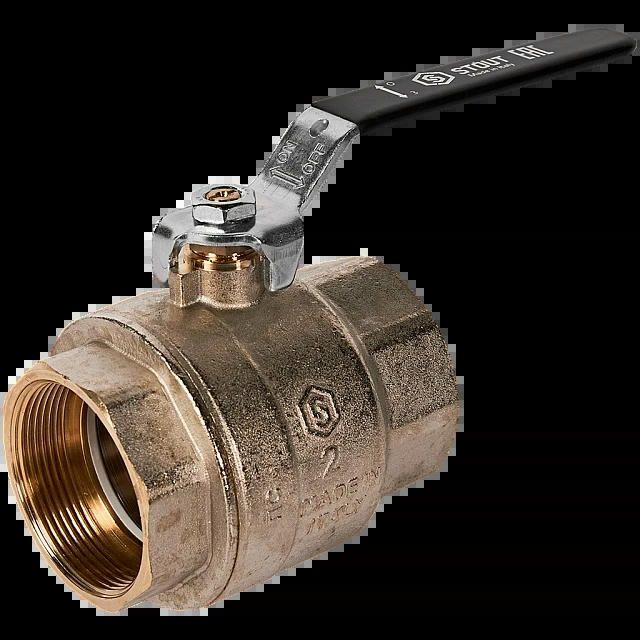 Кран шаровой полнопроходной ВР/ВР 2, рычаг STOUT