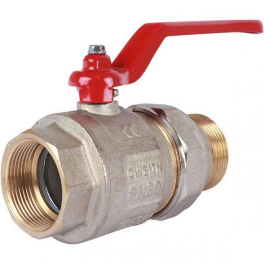 Кран шаровой НВ 1 1/2" ручка с разъемным соединением IDEAL Itap