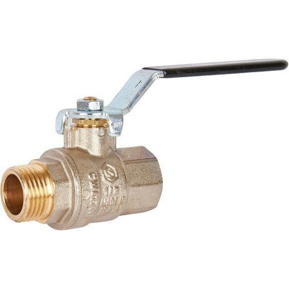 Кран шаровой полнопроходной ВР/НР 1/2, ручка рычаг STOUT