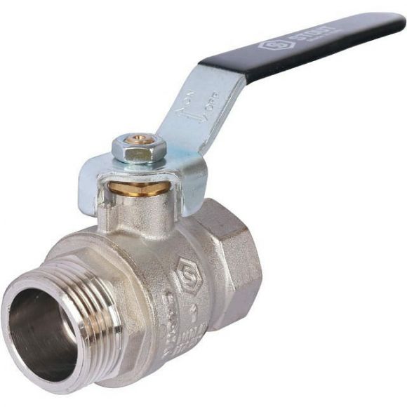 Кран шаровой стандартнопроходной ВР/НР 1, ручка рычаг STOUT