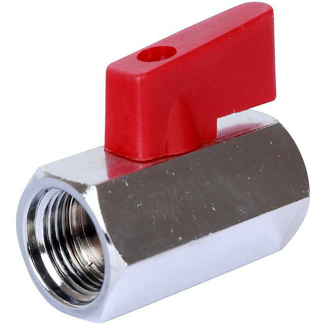 Кран шаровой мини ВР/ВР 3/8 STOUT