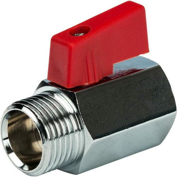 Кран шаровой мини ВР/НР 1/2 STOUT